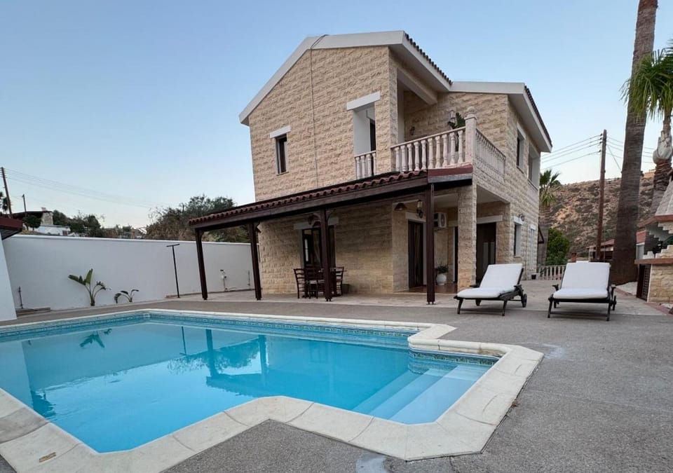 Property building, Pool view, Swimming pool, sunbed