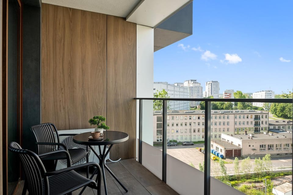 Property building, Day, View (from property/room), Balcony/Terrace, Seating area