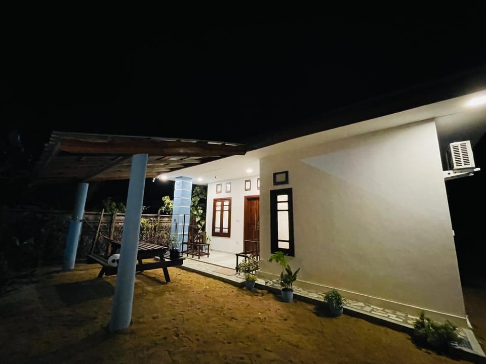 Patio, Night, Garden