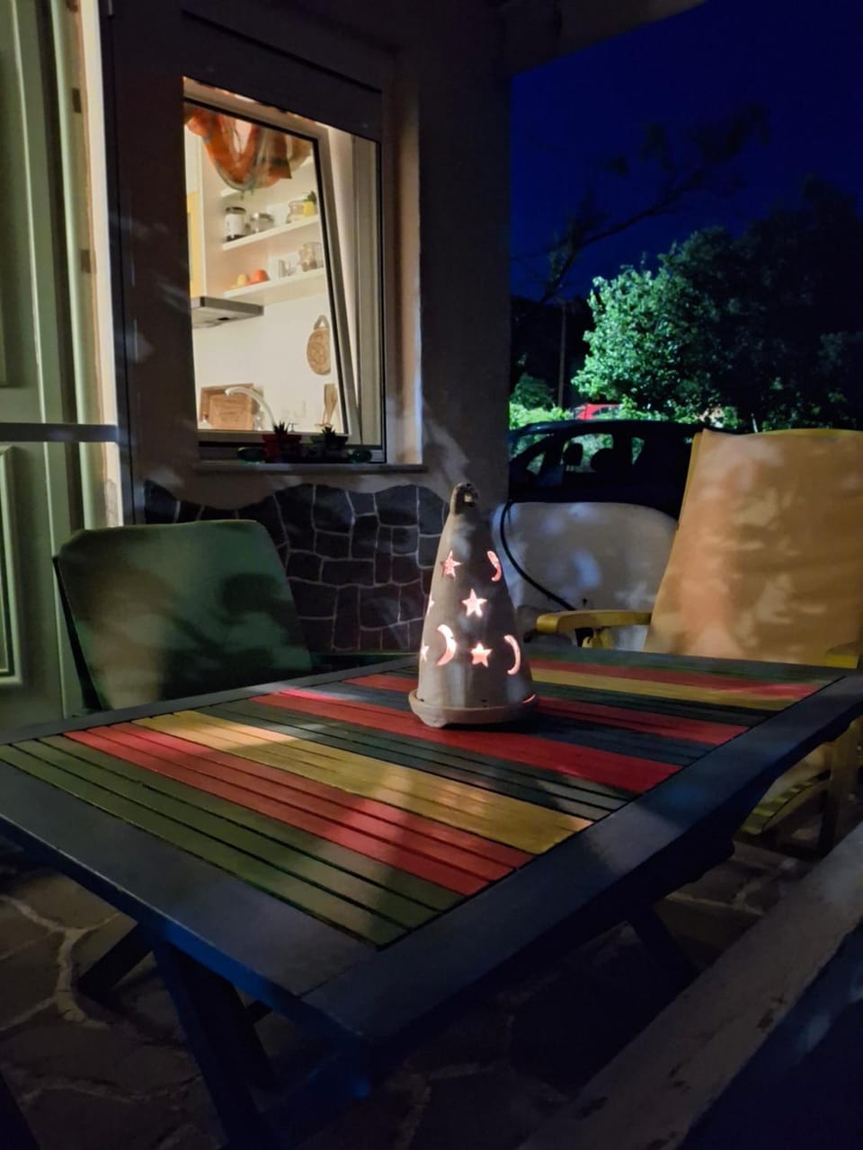 Patio, Night