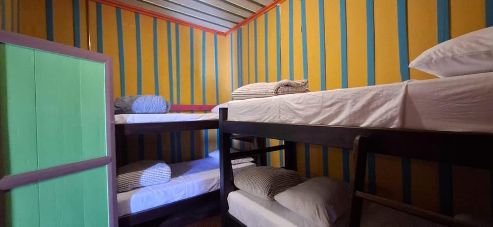 Photo of the whole room, bunk bed