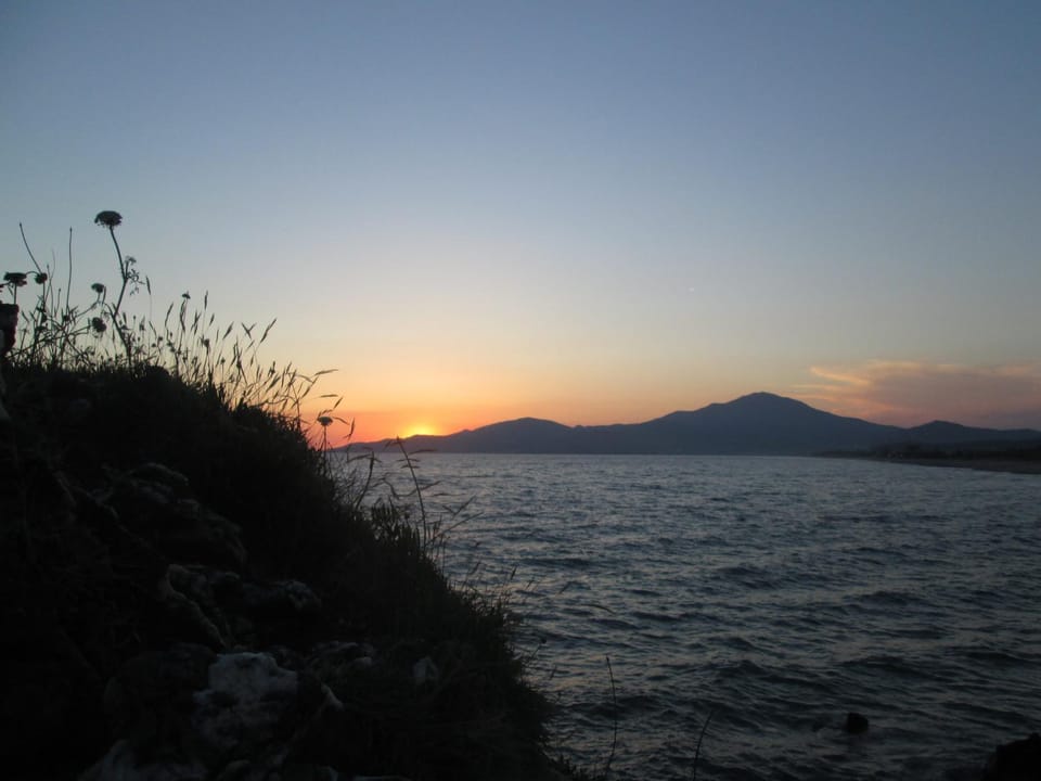 Natural landscape, Hiking, Sunset