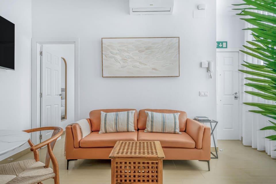 Living room, air conditioner