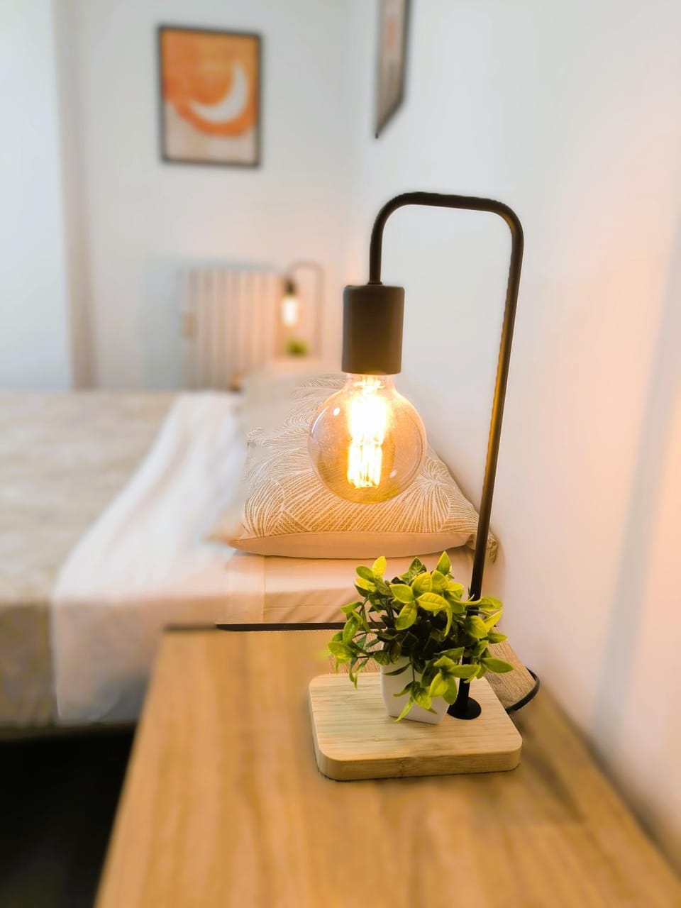 Bed, Decorative detail, Bedroom