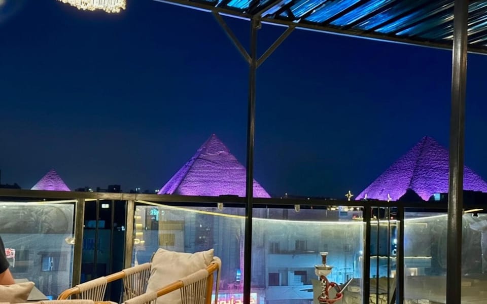 Patio, Night, Living room, Seating area