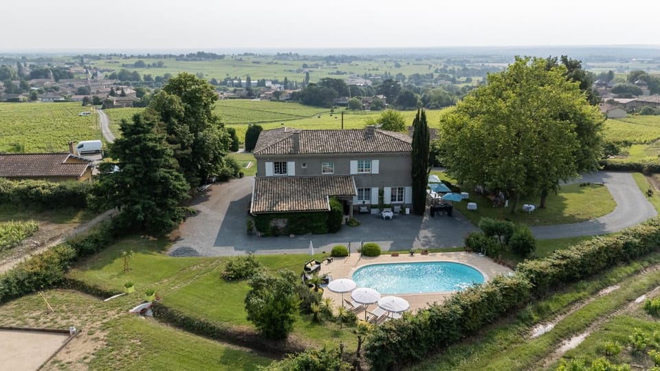 Property building, Bird's eye view, Swimming pool