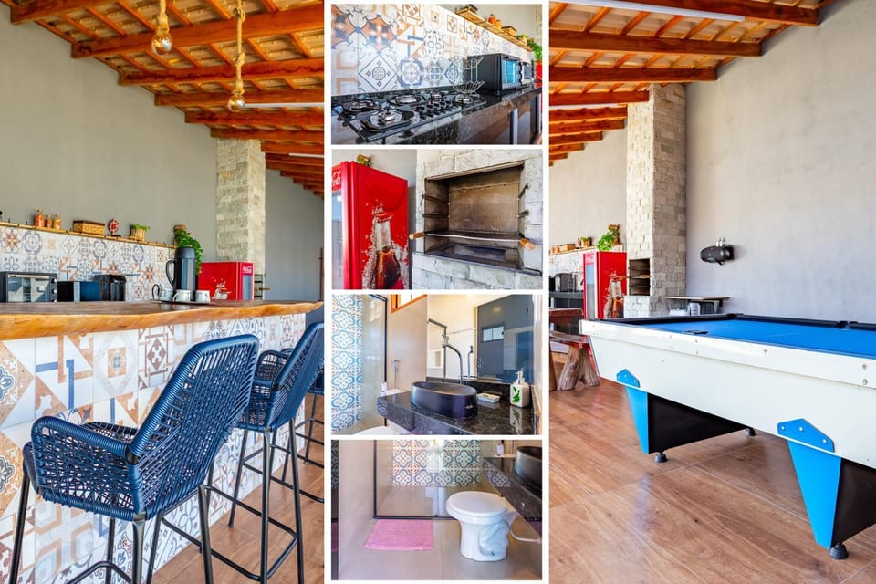 Property building, BBQ facilities, Game Room, Kitchen or kitchenette, Living room, Seating area, Dining area, minibar, oven, stove
