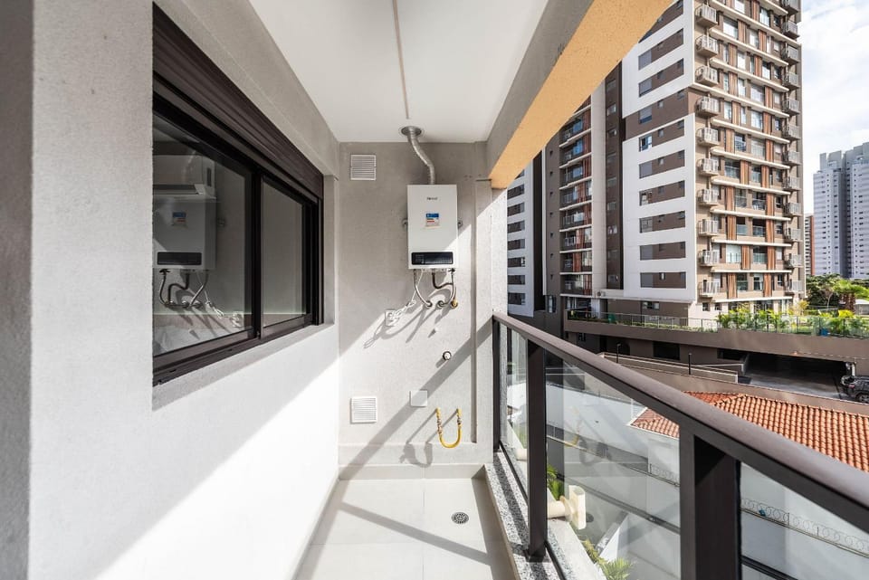 Modern Studio w/ View & Pool at Brooklin - SB414 House in Sao Paulo City