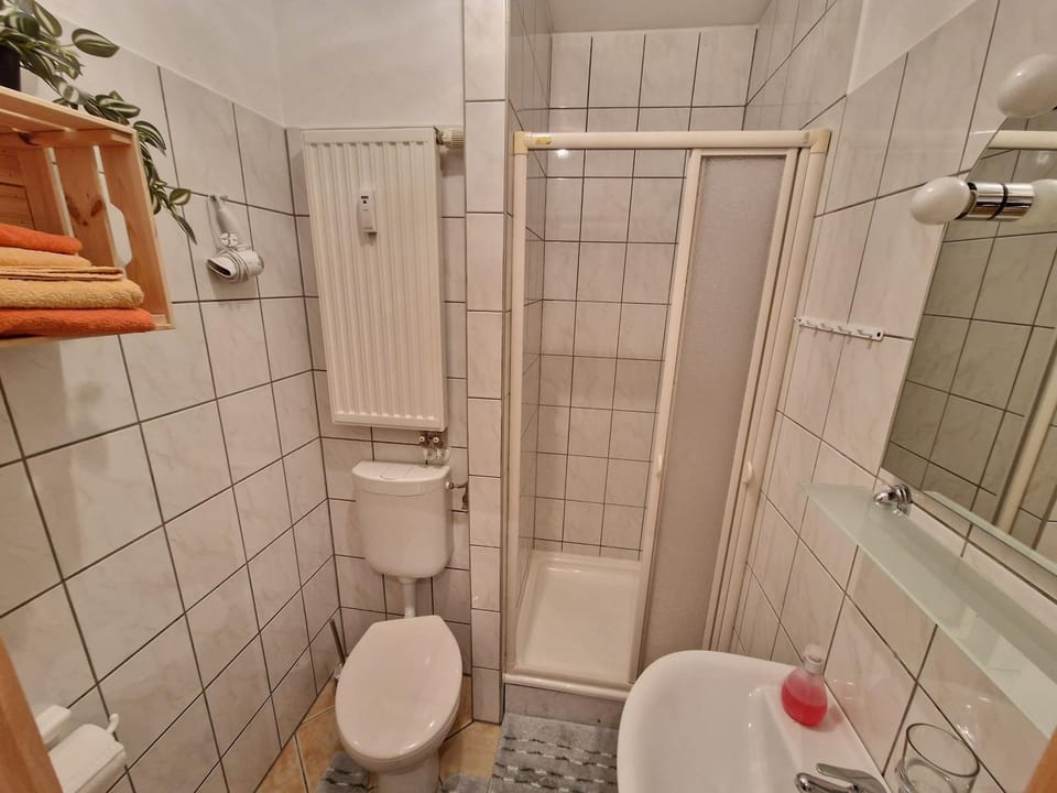Shower, Toilet, Bathroom, towels