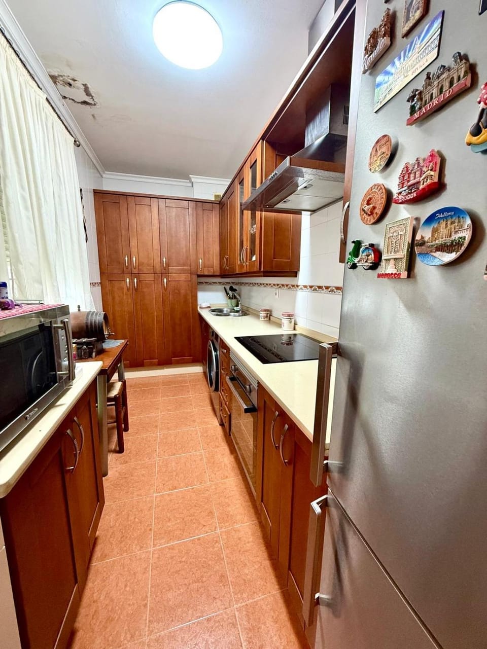 Kitchen or kitchenette, oven, stove