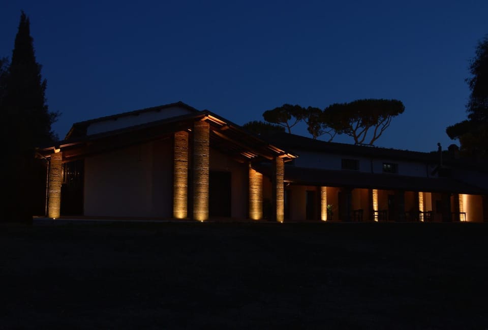 Property building, Patio, Night, Natural landscape, View (from property/room)