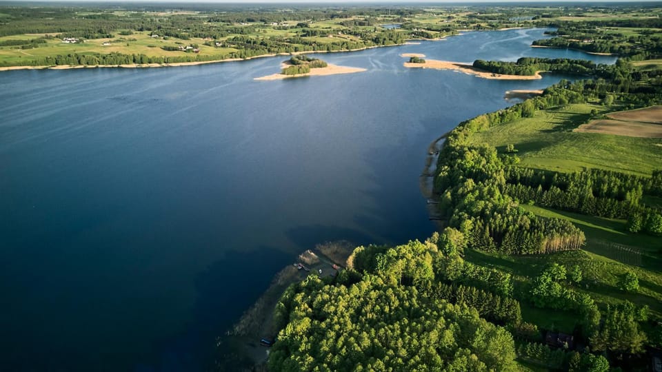 Natural landscape, Bird's eye view, Lake view