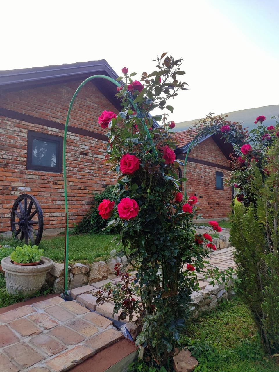 Property building, Spring, Day, Garden view