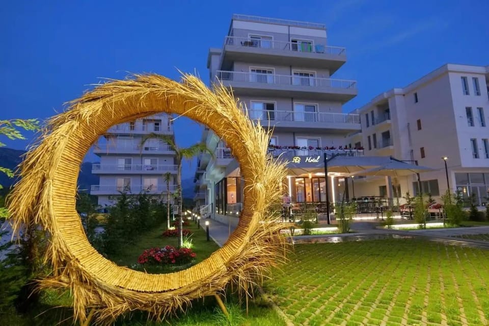 Property building, Garden view