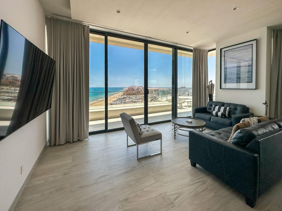 Waves & Views Luxury 3BR Oceanfront Condo House in Rocky Point