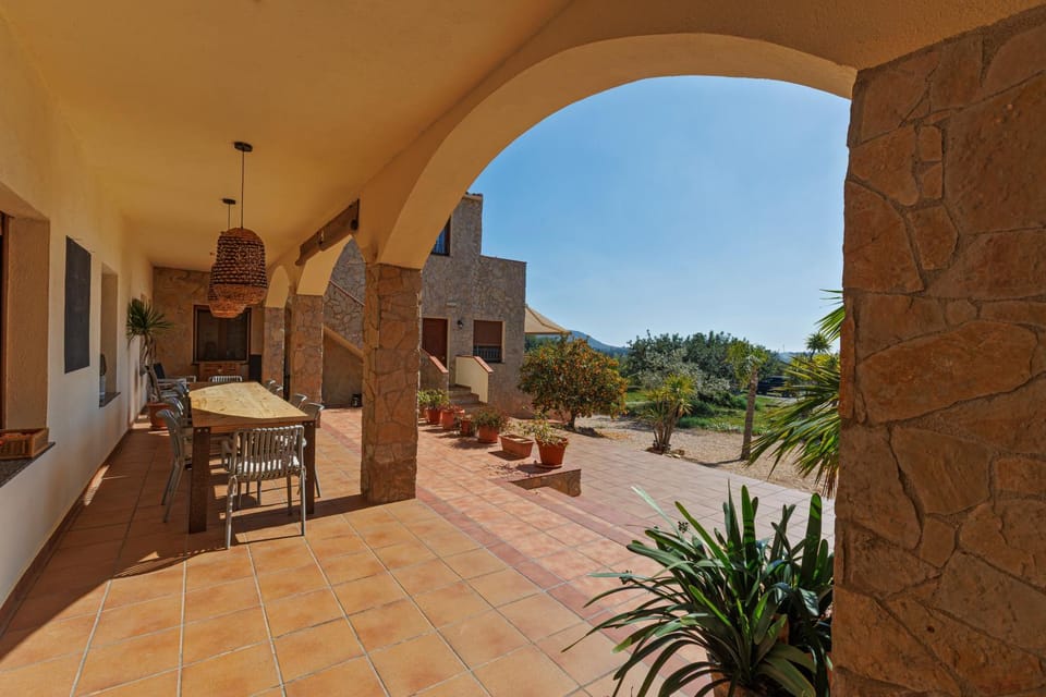 Property building, Patio, Seating area, Dining area, Garden view, Sea view, Inner courtyard view