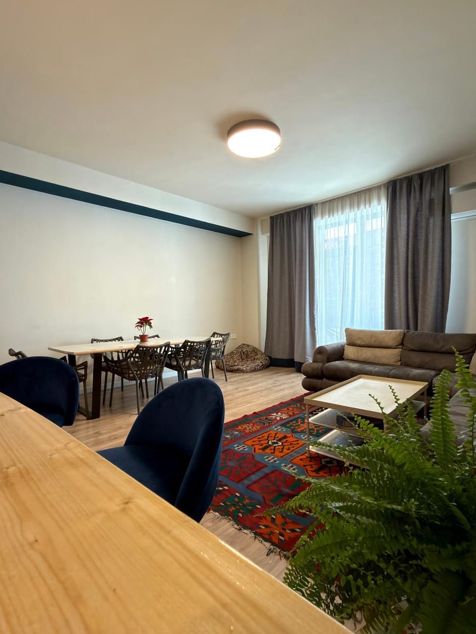Living room, Seating area, Dining area