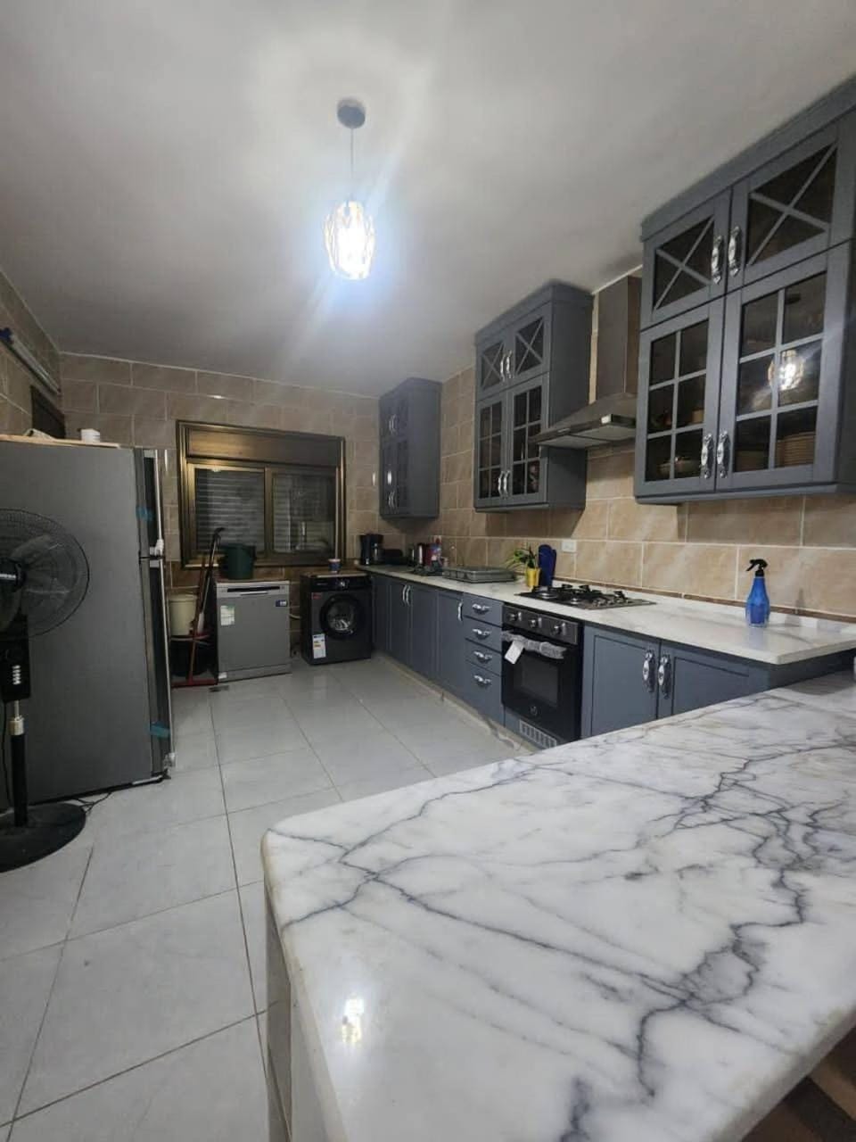Kitchen or kitchenette, dishwasher
