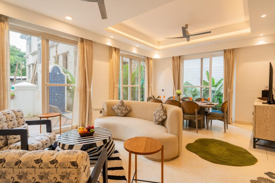 ELIVAAS Purple Coral Luxe 5-BHK Villa With Two Pvt Pools & Lift Villa in Goa, India