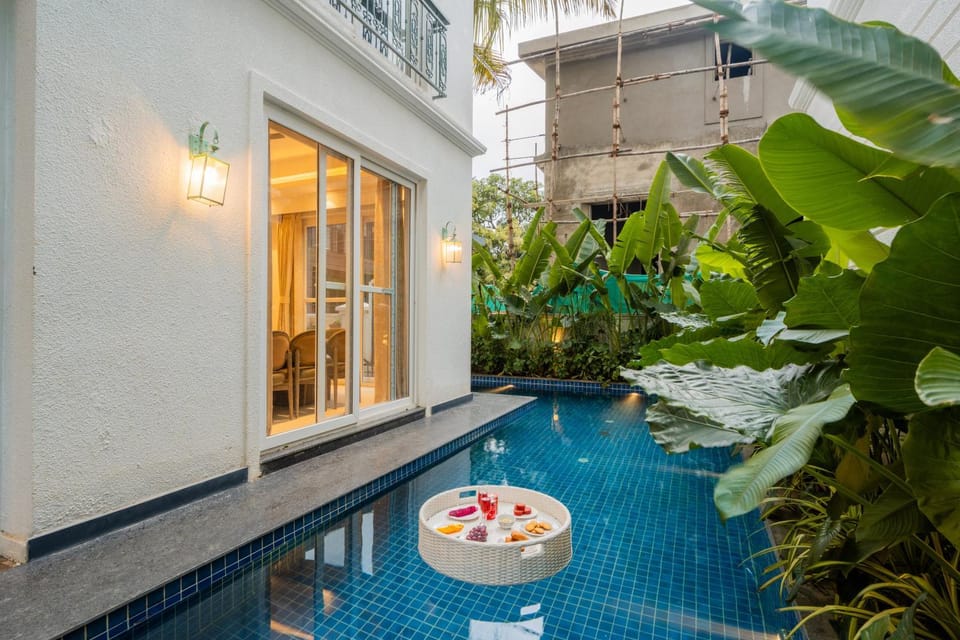 ELIVAAS Purple Coral Luxe 5-BHK Villa With Two Pvt Pools & Lift Villa in Goa, India