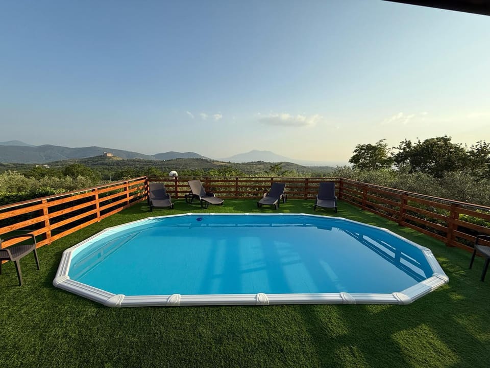 Natural landscape, Mountain view, Pool view, Swimming pool