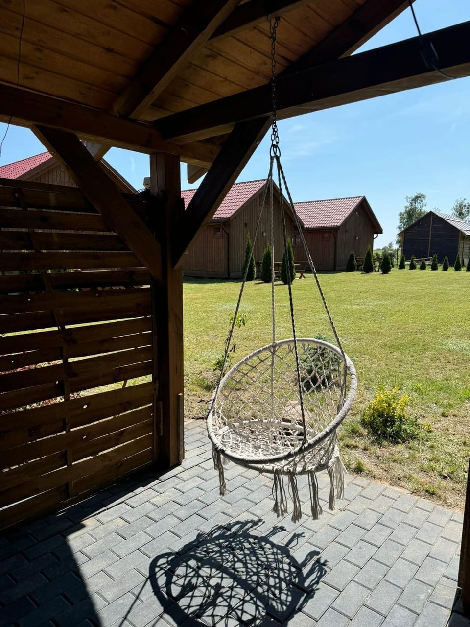 Spring, Day, Natural landscape, Children play ground, Garden, Seating area, Garden view, towels, towels