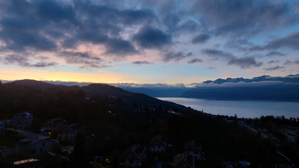 Lake view, Sunrise