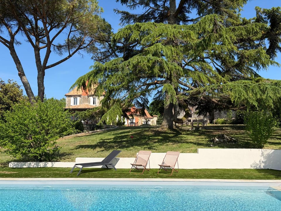 Garden view, sunbed
