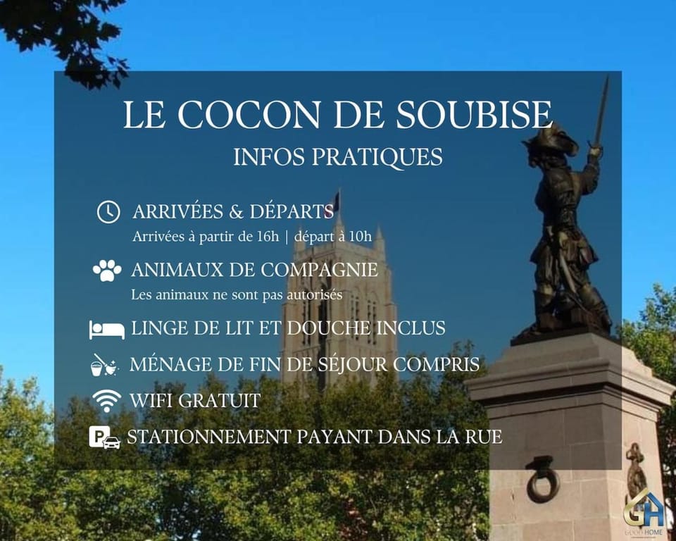 Le Cocon de Soubise - Centre-ville et calme Apartment in Dunkirk