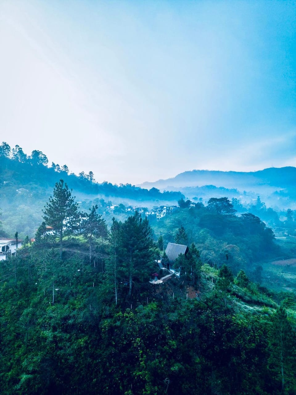 Nearby landmark, Day, Natural landscape, Bird's eye view, Mountain view