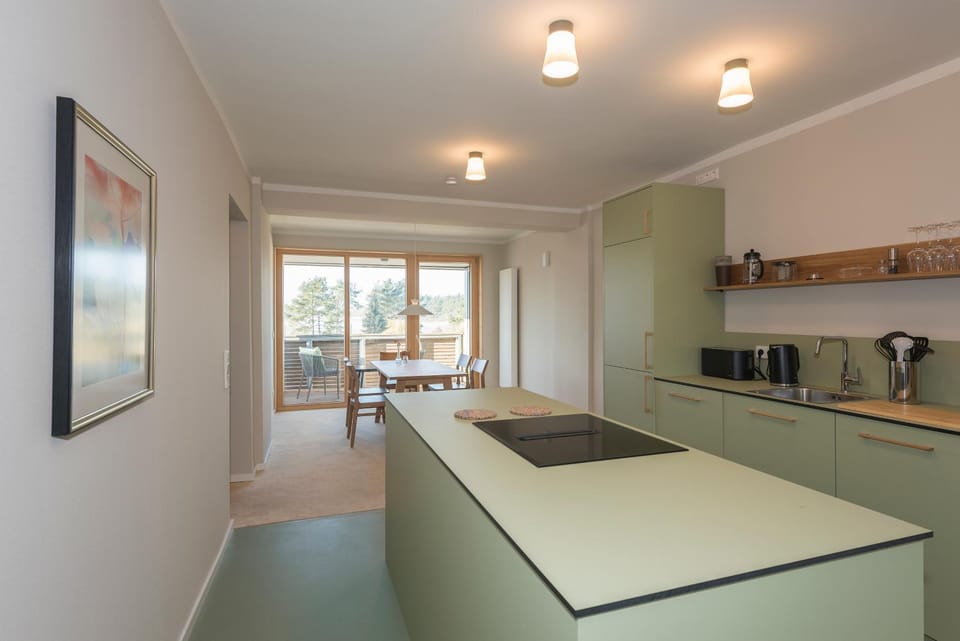Balcony/Terrace, Kitchen or kitchenette, Dining area, stove