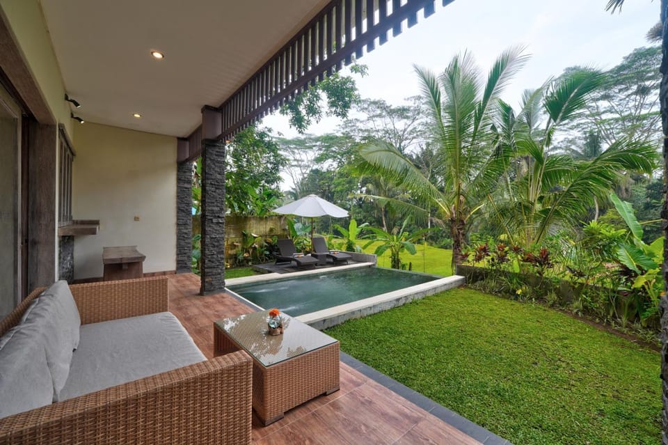 Natural landscape, Garden view, Swimming pool