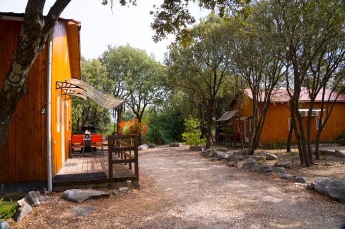 Gites de Plos chalet N1 Clim Piscine Spa Ombragé en Campagne House in Occitanie