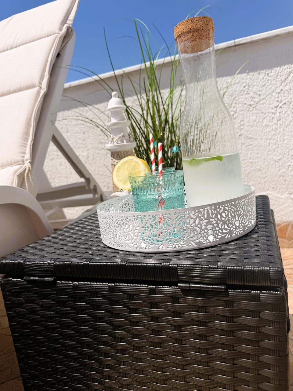 Patio, Balcony/Terrace, sunbed