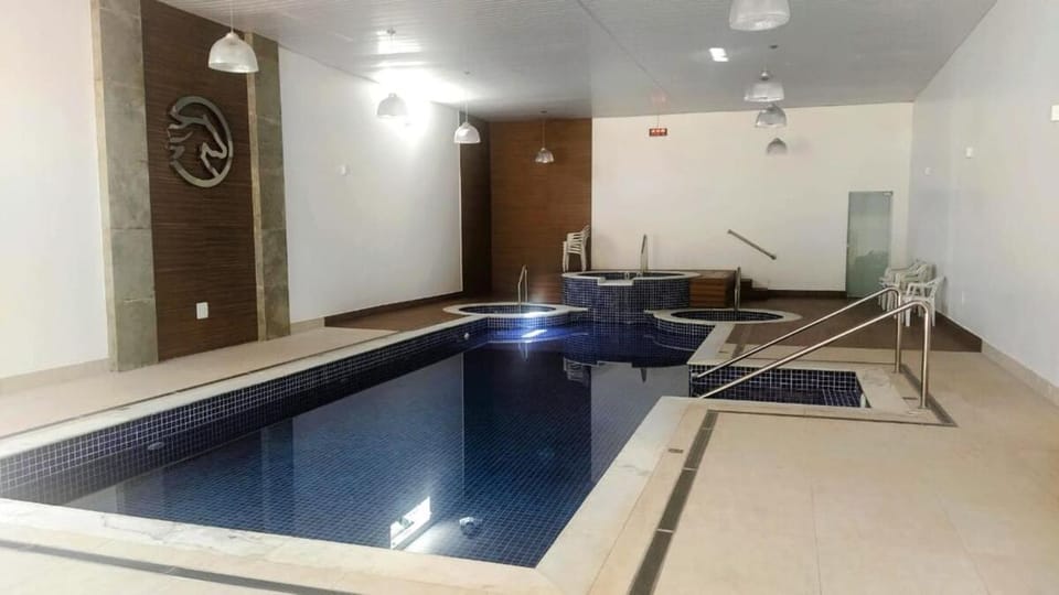 Incrível flat Cavalinho Branco em Aguas de Lindoia Apartment in Águas de Lindóia