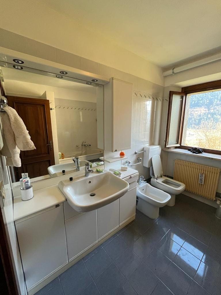 Toilet, Bathroom, towels