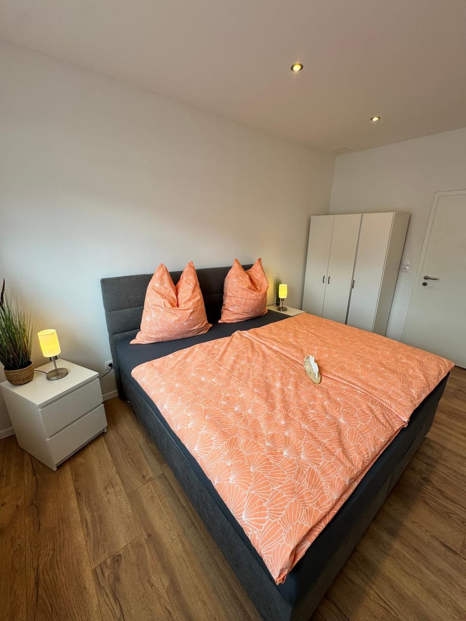 Bed, Photo of the whole room, Bedroom, wardrobe