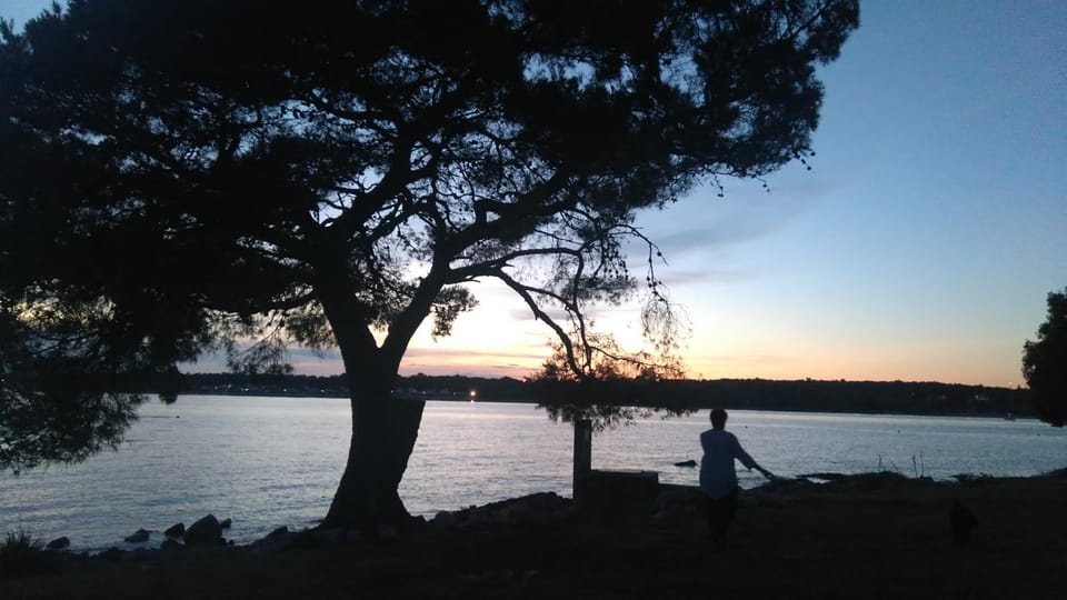 Natural landscape, Hiking, Sunset