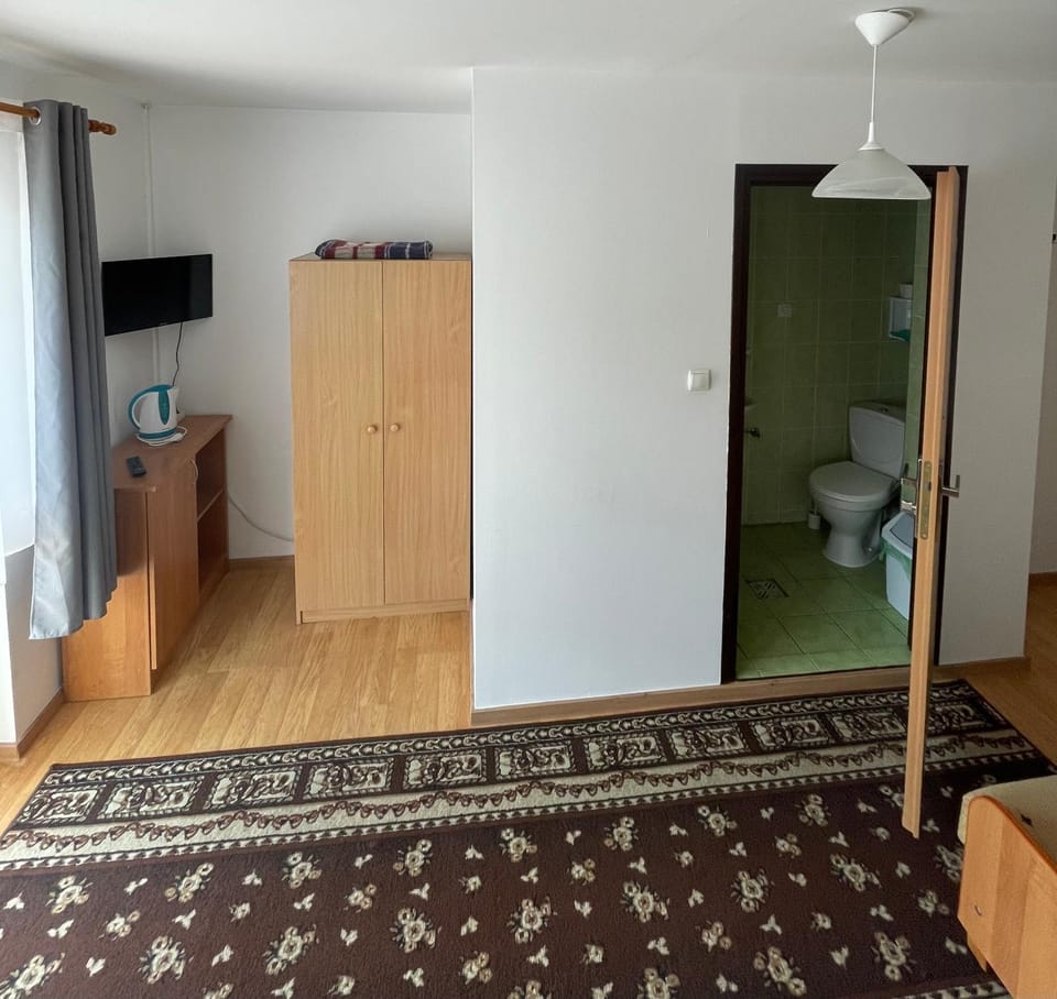 Bed, Bathroom, TV and multimedia, Photo of the whole room, Bedroom, wardrobe