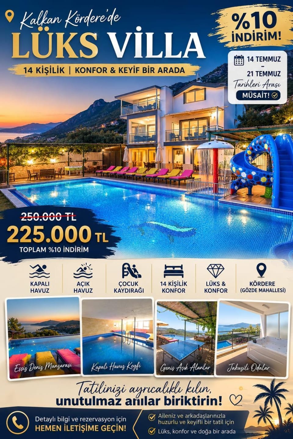 umut villa belan pınar Villa in Göcek