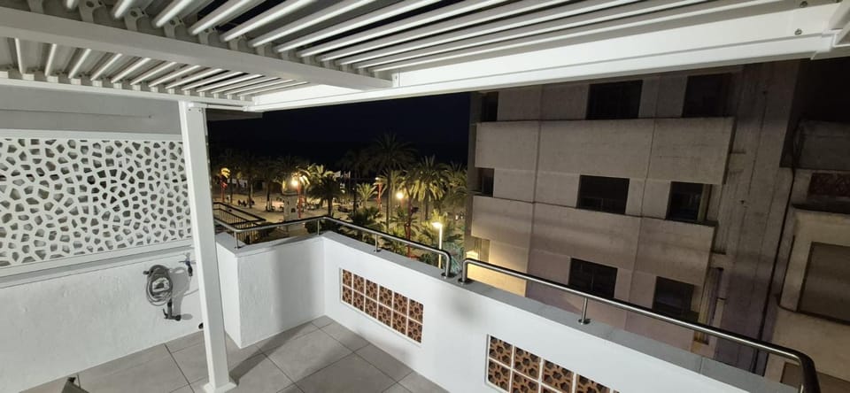 Night, View (from property/room), Balcony/Terrace