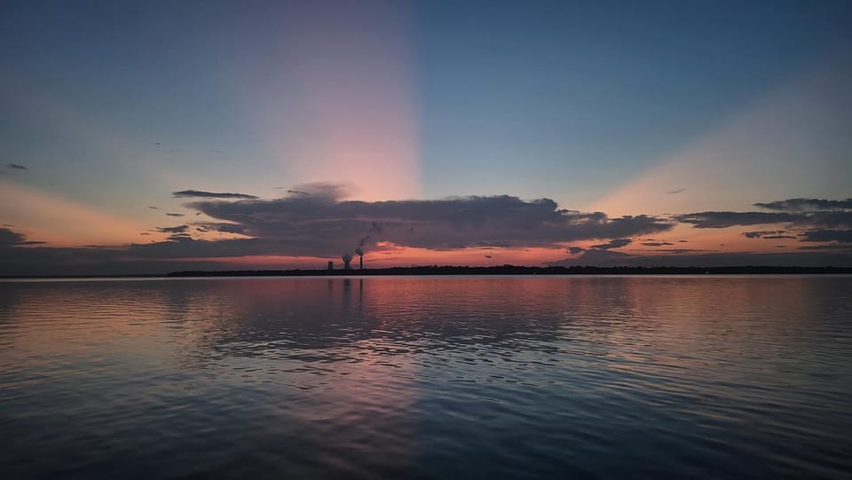 River view, Sunset