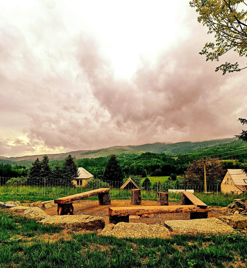 Natural landscape, Garden, Garden, Evening entertainment, Mountain view