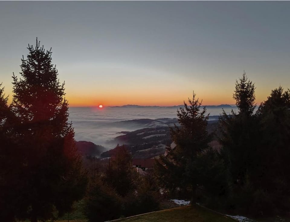 View (from property/room), Mountain view, Sunrise