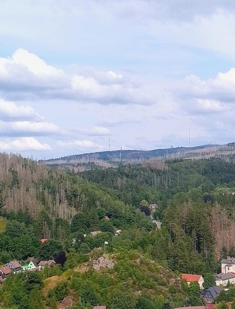 Day, Natural landscape, Bird's eye view, Mountain view
