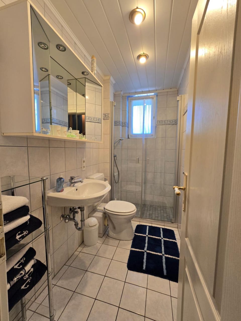 Shower, Toilet, Bathroom, towels