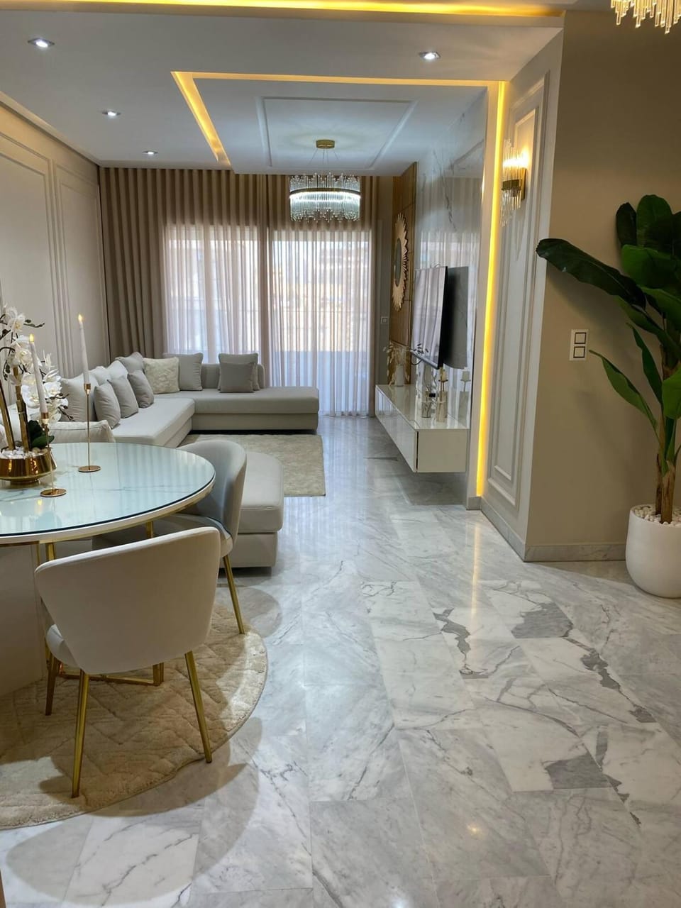 Luxury Apartment two bedroom - sea view - best spot in sousse Apartment in Sousse