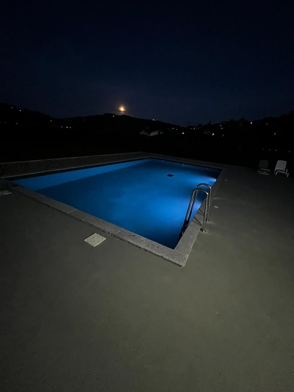 Night, Swimming pool
