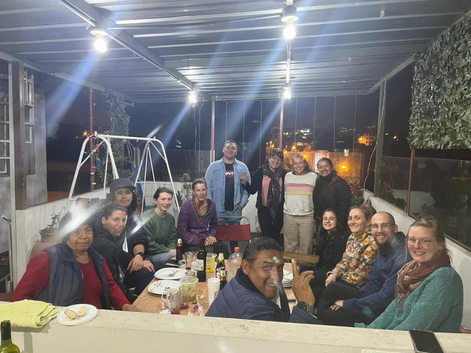 Night, People, group of guests, Family