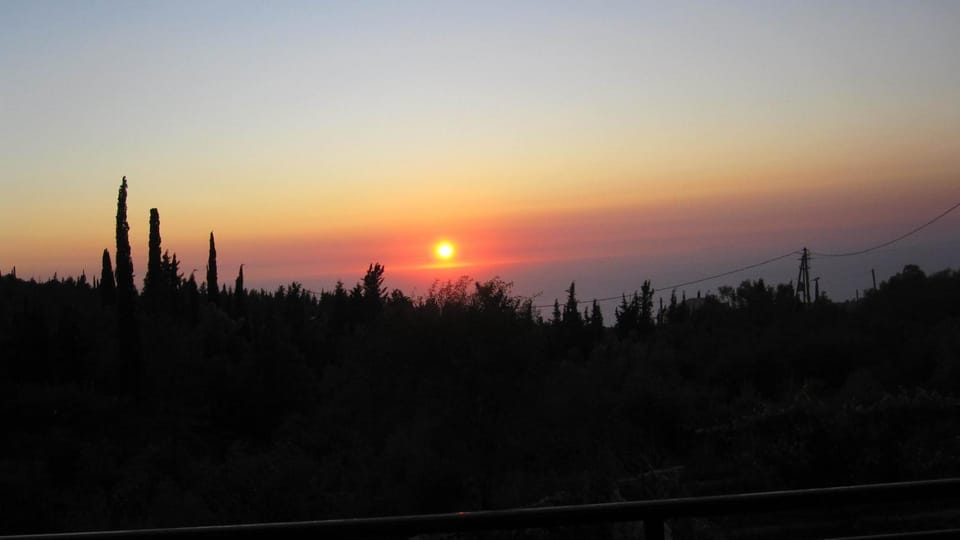 Summer, Sea view, Sunset